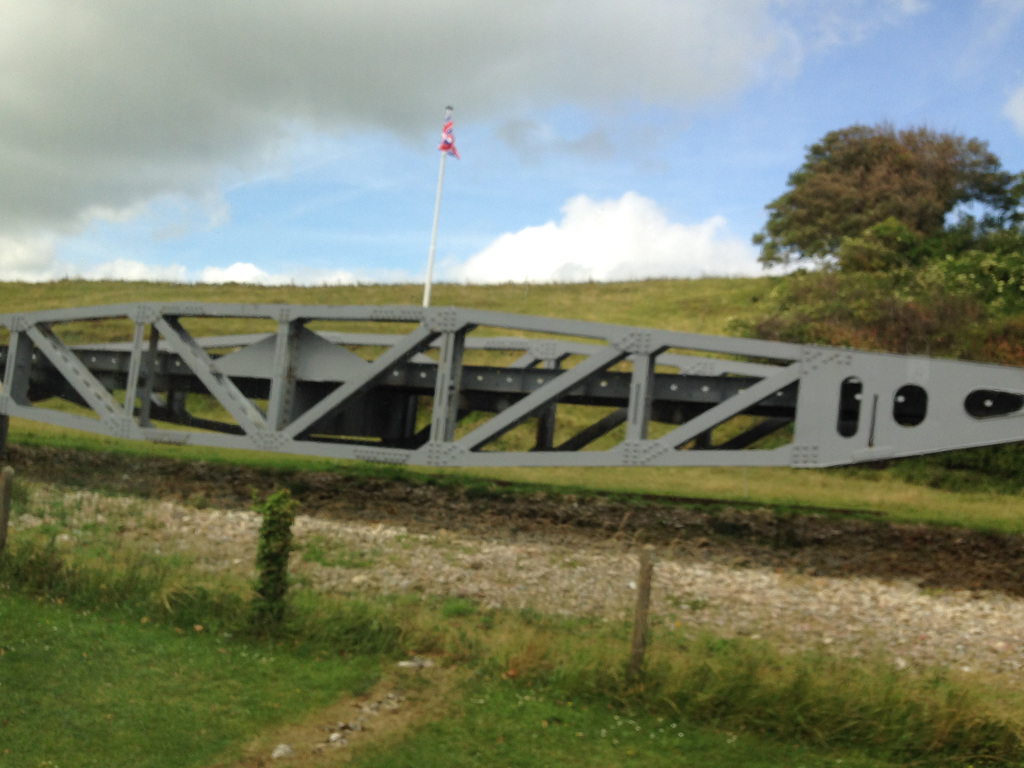 portable bridge brought in on D-day.