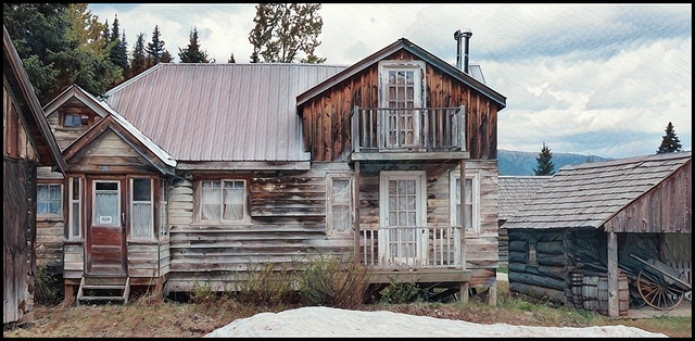 Building in Barkerville's China Town.