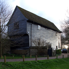 Fen Ditton - Barn NW of Hall, perhaps formerly a Guildhall 2014-12-08