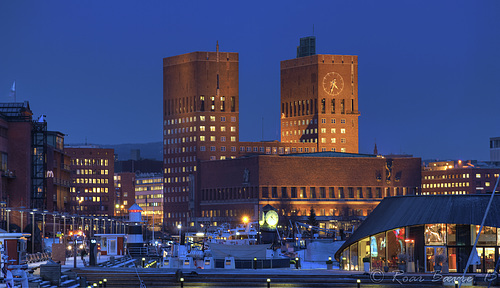 Oslo city hall, Norway.