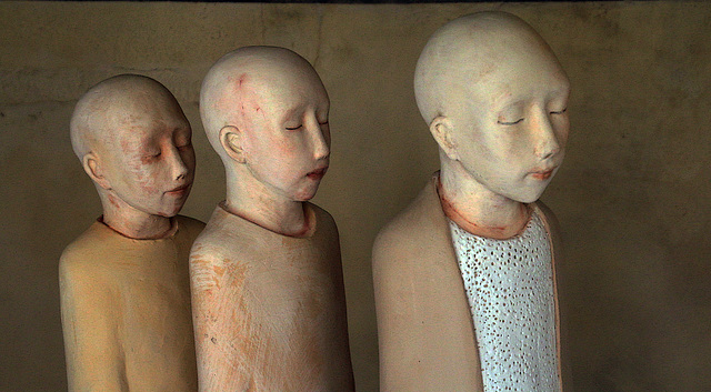 Sculptures en céramique de Gaby Kretz