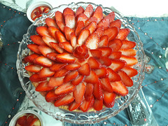 Tarte aux fraises faite maison
