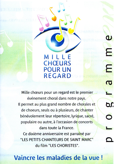 Mille choeurs à Livry-sur-Seine le 19 mars 2005