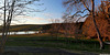 Coucher de soleil au lac des Estives (Cantal) France