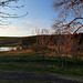 Coucher de soleil au lac des Estives (Cantal) France