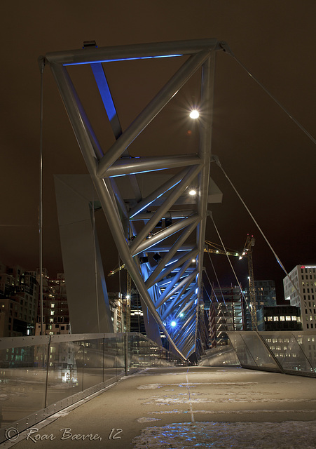 Akrobaten bridge, Oslo, Norway.