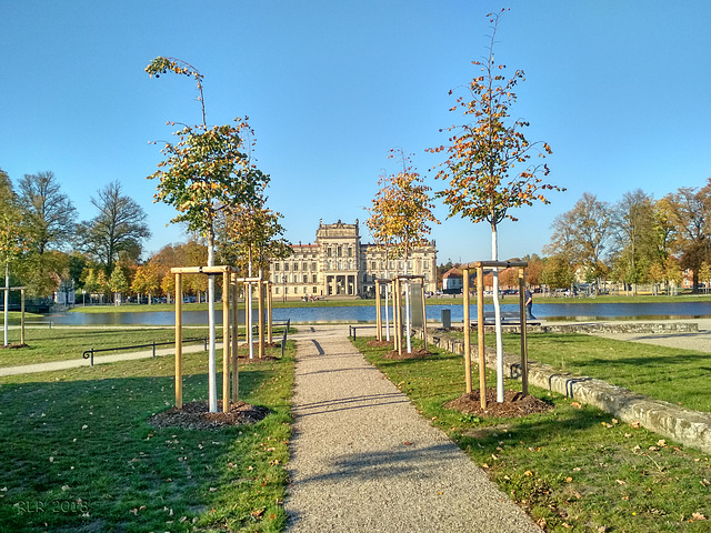 Ludwigslust,  der neue Blick zum Schloss