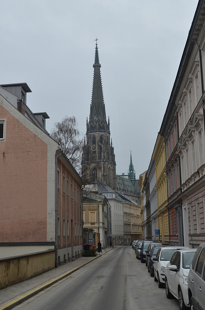 Linzer Mariendom (View from Waltherstraße)