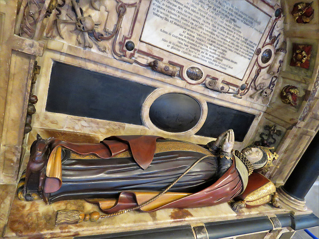 derby cathedral (33)tomb effigy of bess of hardwick +1608, presumably much restored c.1669