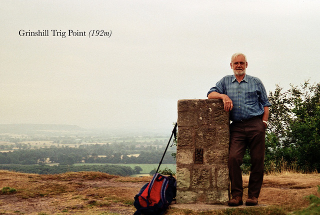 Trig Point at Grinshill (Scan from 2001)