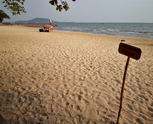 Message de plage / Beach message