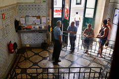 Lisbon 2018 – End station of the ascensor da Bica