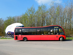 D & G Bus 105 (YJ13 HNE) at the Visitor Park, Manchester Airport - 28 Mar 2019 (P1000777)