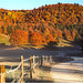 La strada d'autunno.