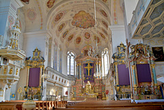 St.Peter von innen Dillingen an der Donau