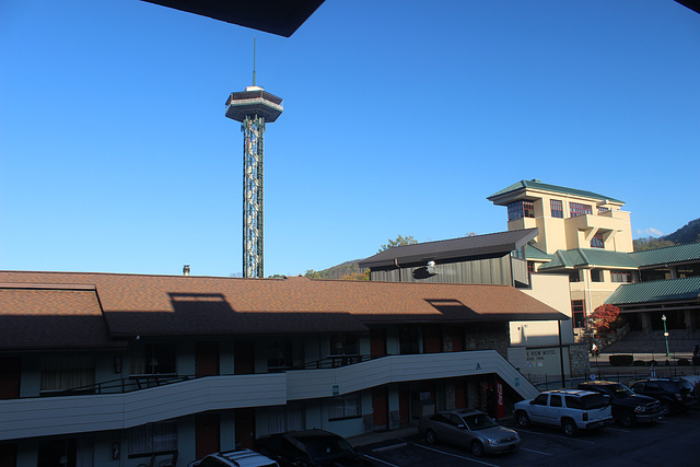 View from our Balcony,  Gatlinburg, Tennessee    USA