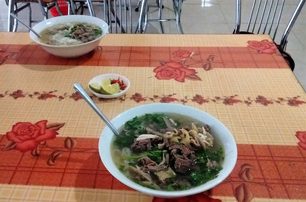 Excellentes soupes Vietnamiennes / Very good Vietnamese soups