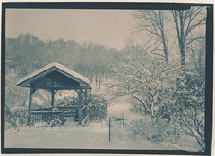 chapel and snow