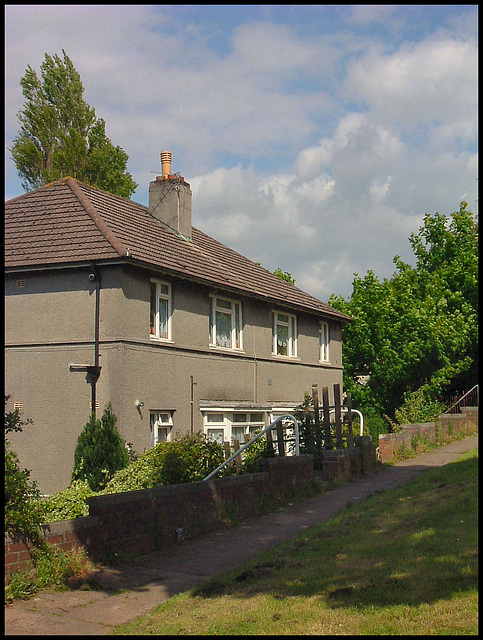 half-house council flats