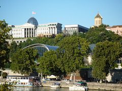 Presidential Palace and gold-topped St Trinity Cathedral