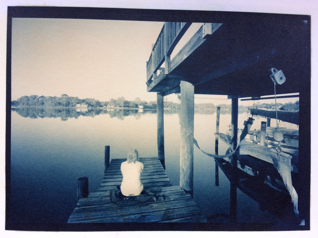L on the dock