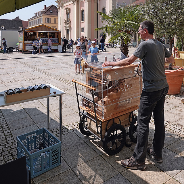 Werbeakteur für Reparaturkosten einer Walker-Orgel in Ludwigsburg