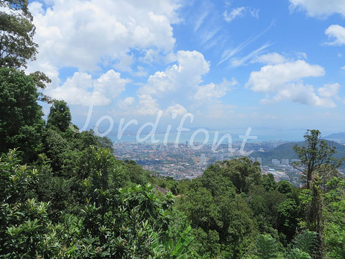 Vista de Georgetown des de Penang Hill-Malàisia