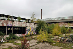 Verlassenes Werksgelände der ehem. Schraubenfabrik Knipping-Dorn (Herne) / 3.10.2020