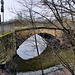 Brücke über dem ehem. Einfahrtskanal des Holteyer Hafens (Essen-Überruhr) / 10.02.2024