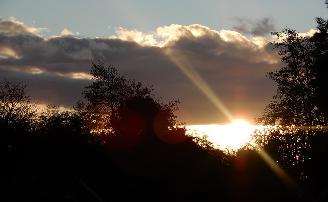 ce soir au coucher du soleil