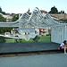 Small stage with a wavy roof, Europe Square, Tbilisi