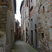 Italy, Anghiari, Approaching the Church of Sant'Agostino