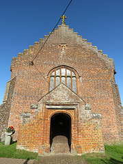 smallhythe church, kent (1)c16 brick church built soon after 1514 facing the slipways over the road