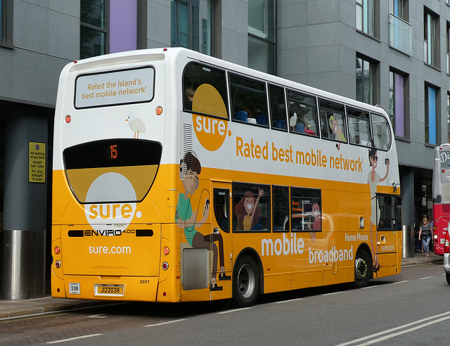 Libertybus 2601 (J 122038) in St. Helier - 6 Aug 2019 (P1030664)