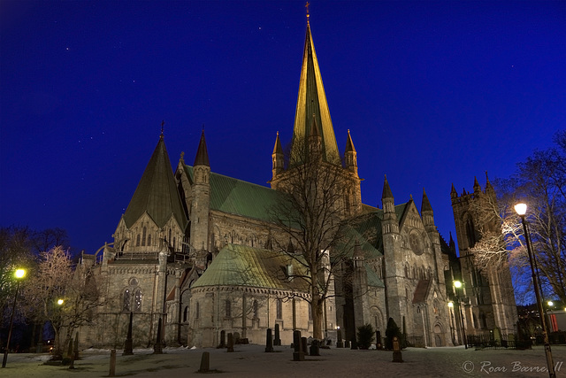 Nidarosdomen cathedral, Trondheim, Norway.