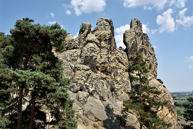 Teufelsmauer - Hamburger Wappen