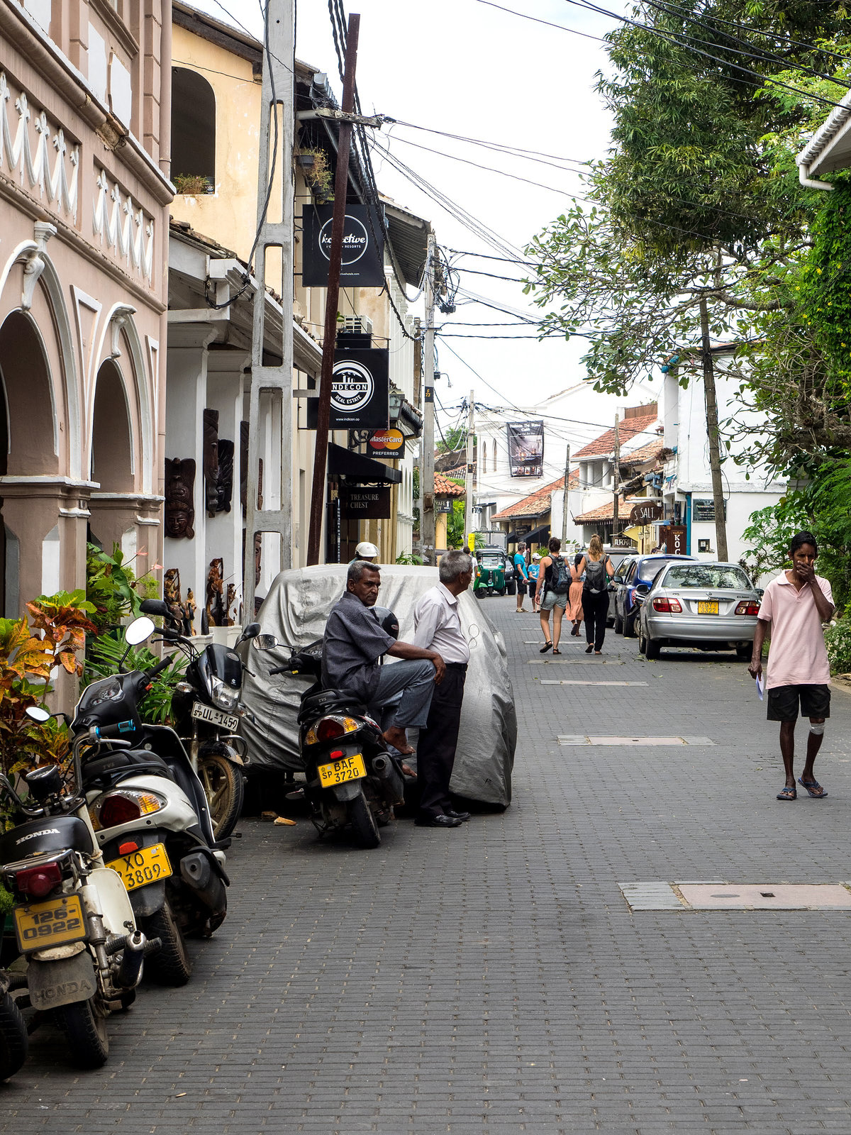 Street scene in Galle, Sri Lanka