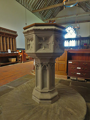 smallhythe church, kent (7)font c.1884