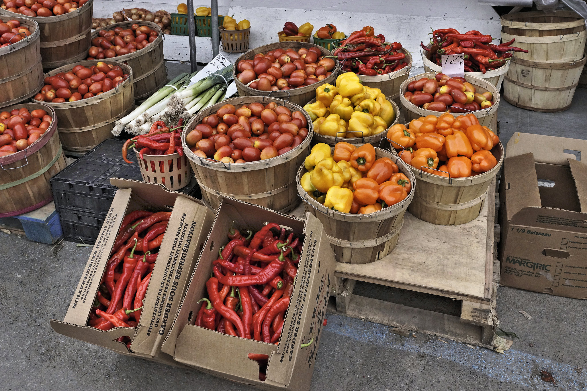 Red Means "Stop" – Marché Jean-Talon, Montréal, Québec, Canada