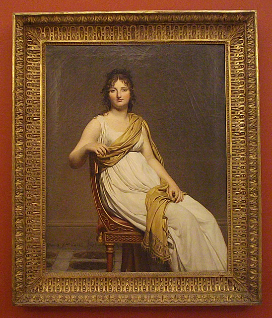 Madame Raymond de Verninac by David in the Louvre, June 2014