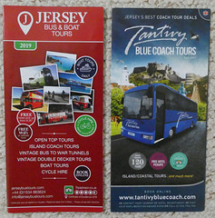 Brochures of two Jersey coach operators 2019 (P1040099)