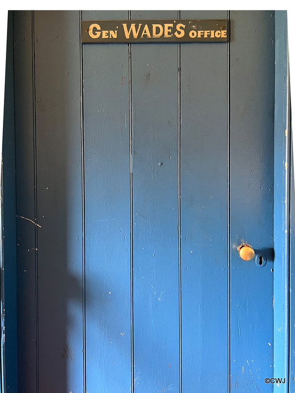 Someone with a sense of humour in the old bothy at Melgarve