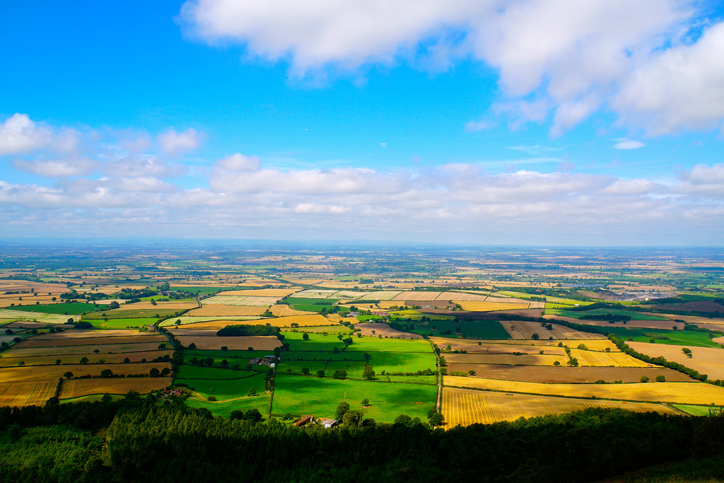 View towards the North from The Wrekin