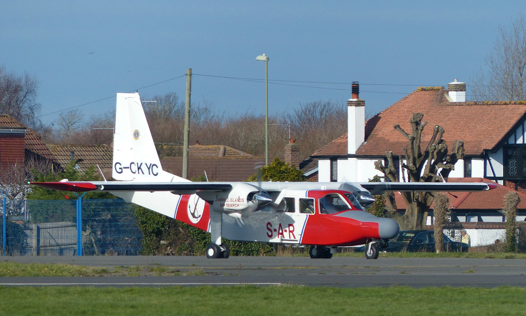 G-CKYC at Solent Airport (1) - 11 February 2019