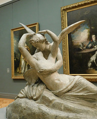 Detail of Cupid and Psyche by Canova in the Metropolitan Museum of Art, January 2020