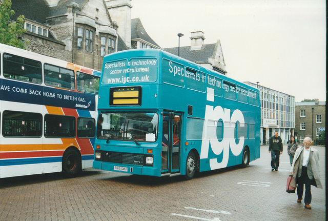 Stagecoach Cambus 619 (P819 GMU) in Cambridge – 6 Aug 2001 (475-02)