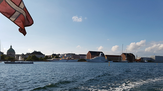 Architektur, Hochseeyachten und schönes Wetter in Kopenhagen