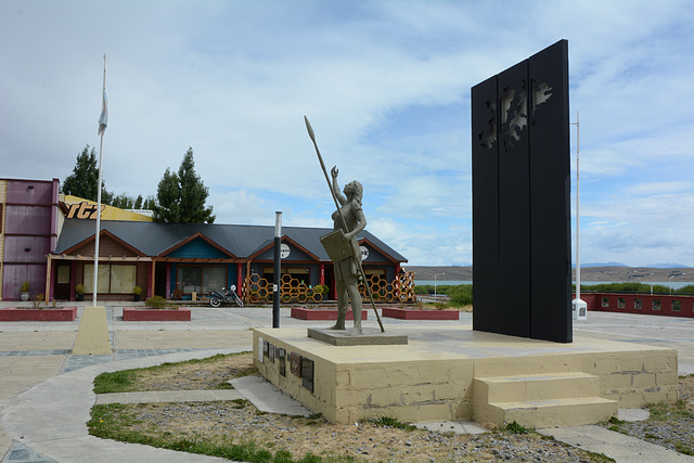 Argentina, El Calafate, Monument to Heroes of Malvinas Argentina, El Calafate, Monument to Heroes of Malvinas