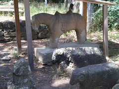 Ancient tomb sculptures.