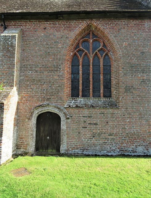 smallhythe church, kent (6)original c16 brick loop tracery akin to that found in scotland or holland